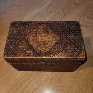 Vintage Tramp Art Style Box